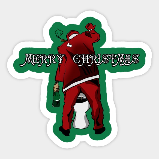 Santa peeing merry christmas sweater best sale